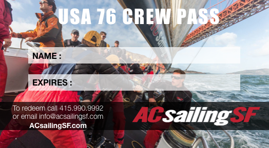 Annual Crew Pass With Unlimited San Francisco Bay Sailing