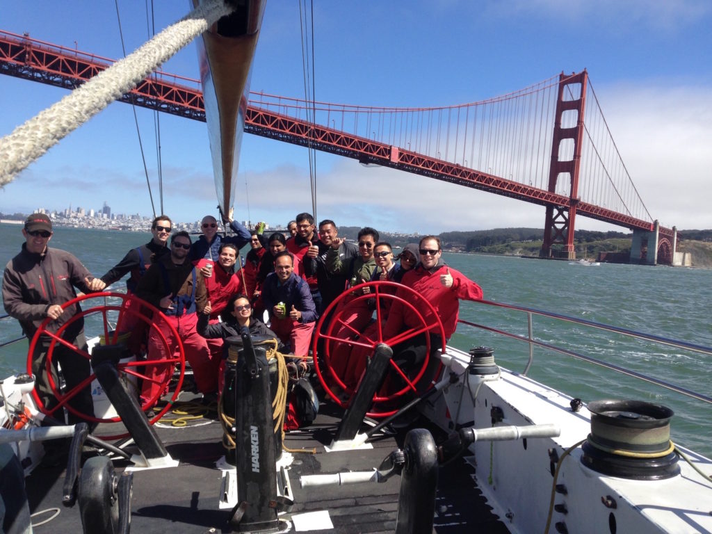 private yacht charter and unique corporate team building activities on san francisco bay