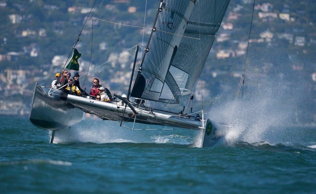 Prosail40 Cat Racing on San Francisco Bay